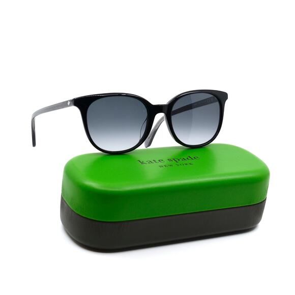 NEW KATE SPADE ANDRIA/S 807 BLACK GREY AUTHENTIC SUNGLASSES - Picture 5 of 15